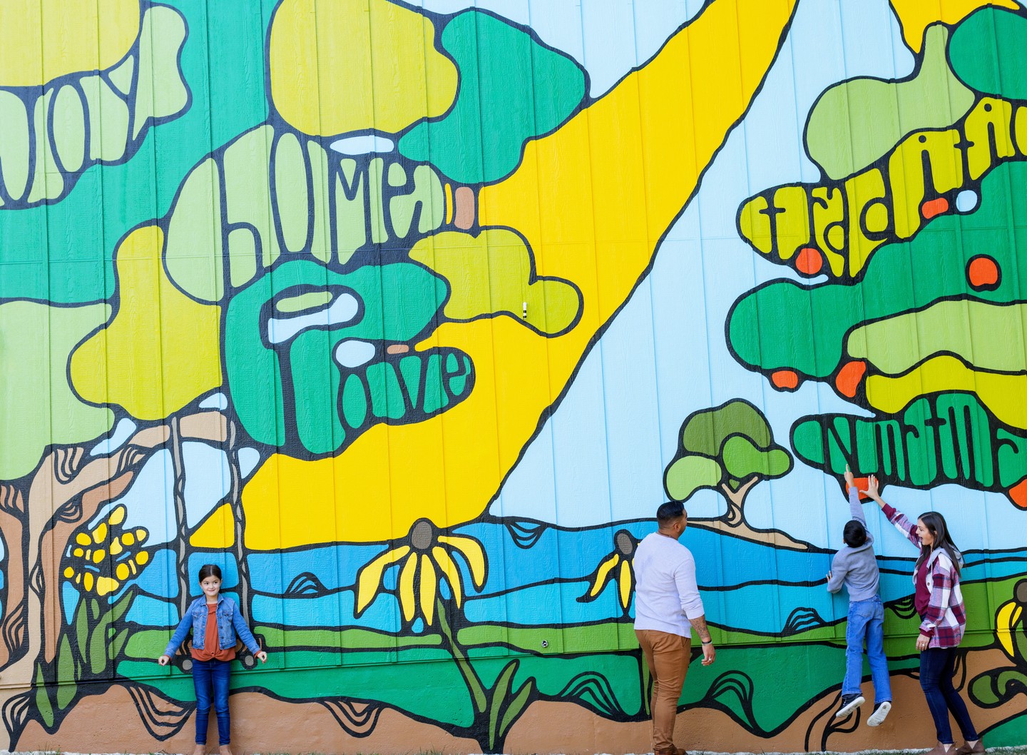 Arbor Day Farm mural