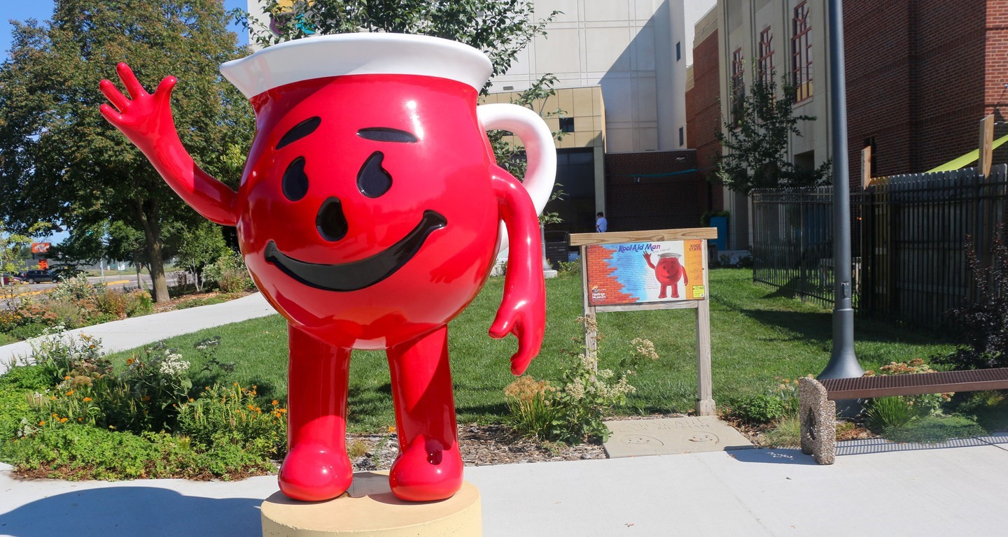 Kool-Aid Man at Hastings Museum