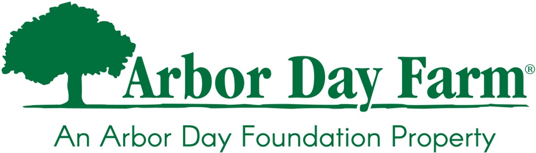 "Arbor Day Farm An Arbor Day Foundation Property" logo"