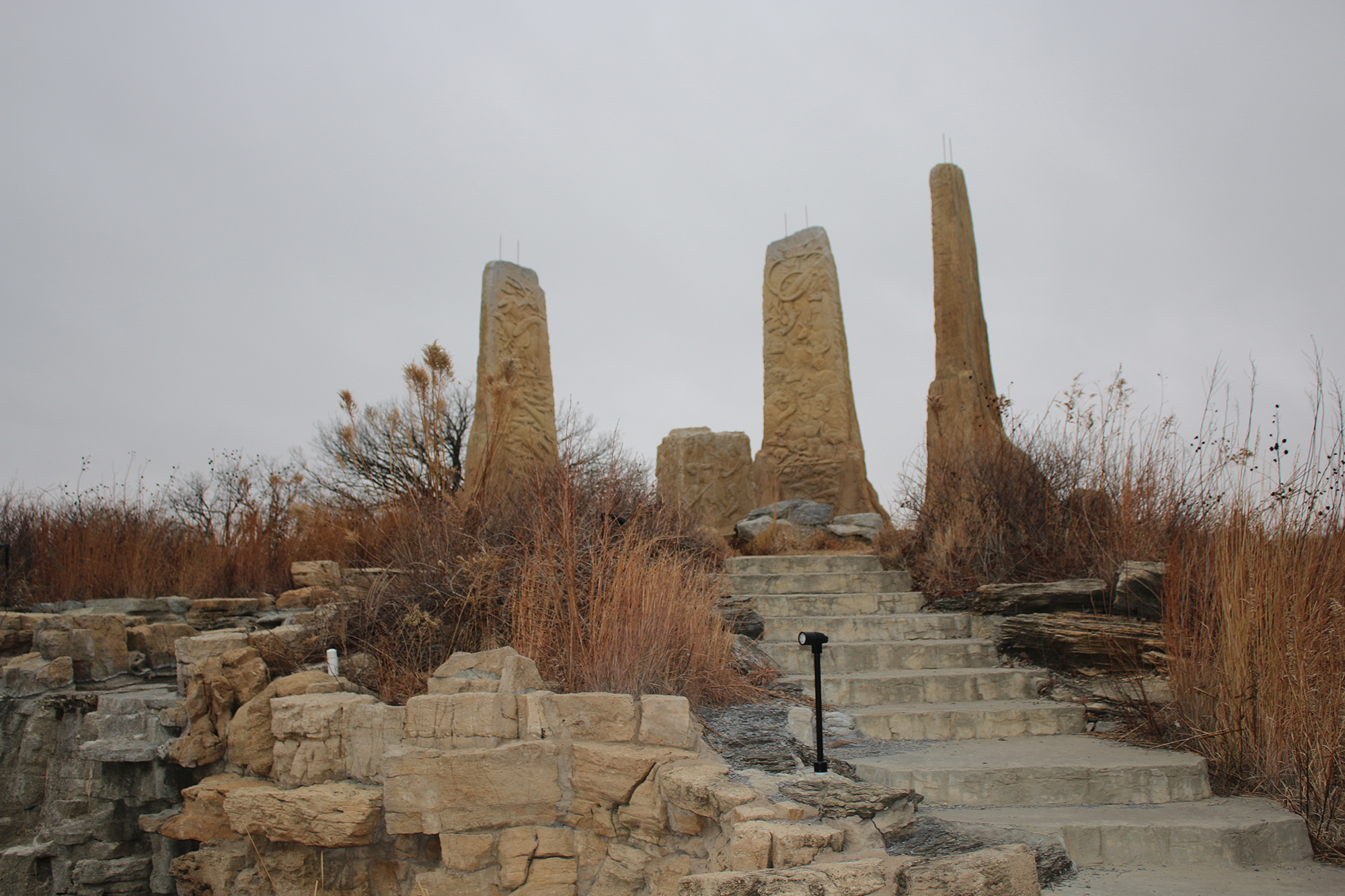 Ponca State Park's Tower of Time Monument.