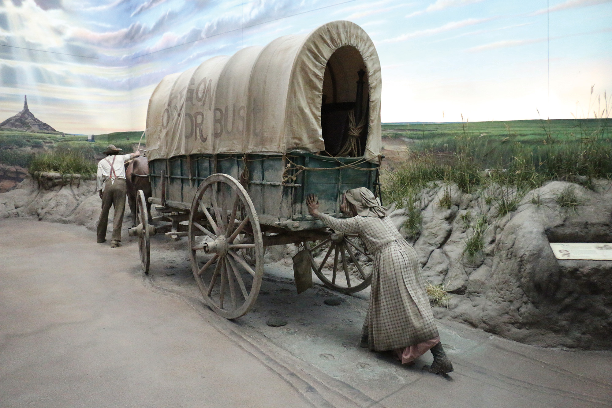 An exhibit at The Archway.