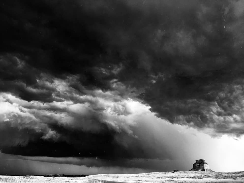 Thunderstorm over Dome Rock