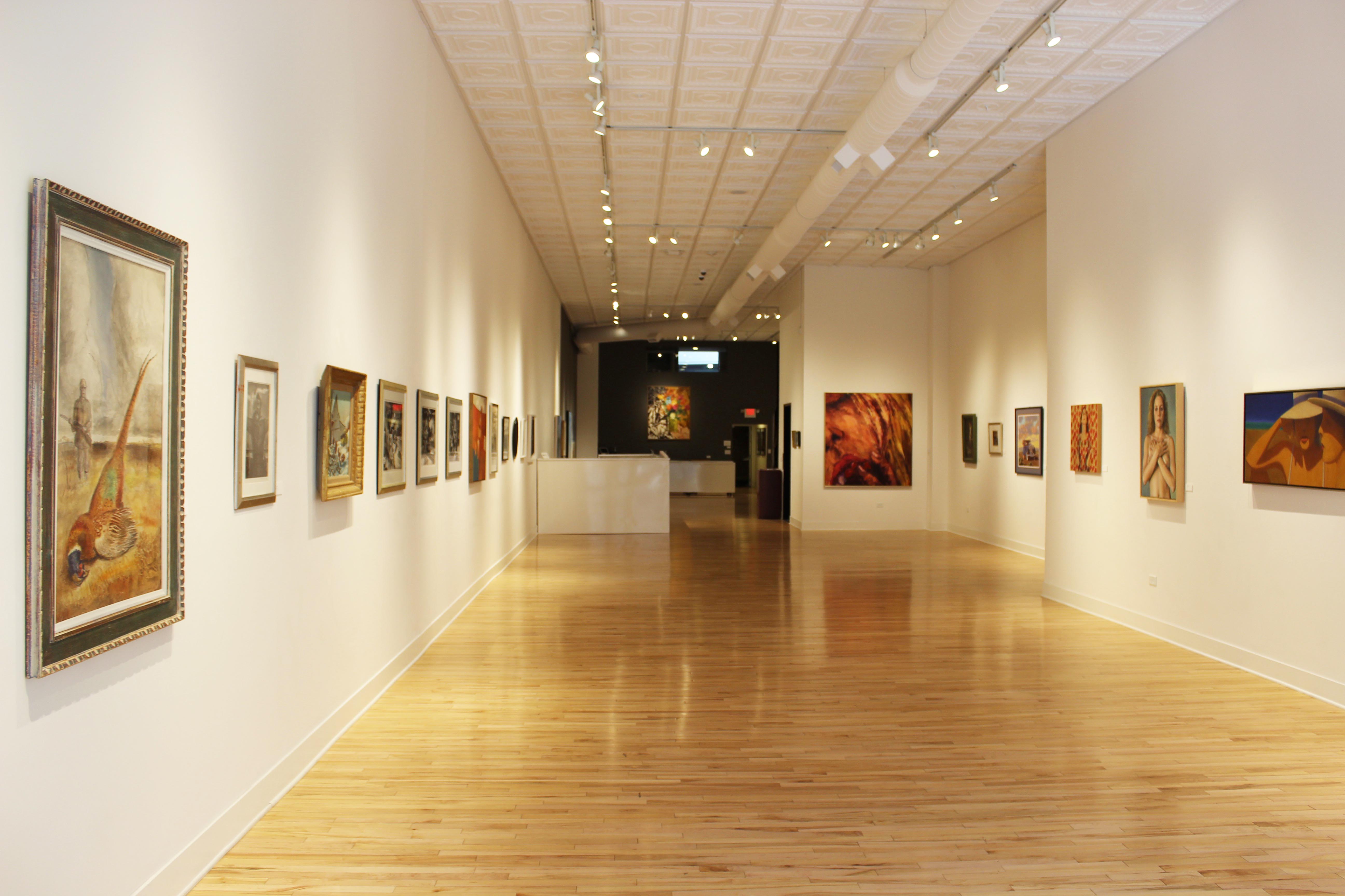 Art exhibit at Kiechel Fine Art.