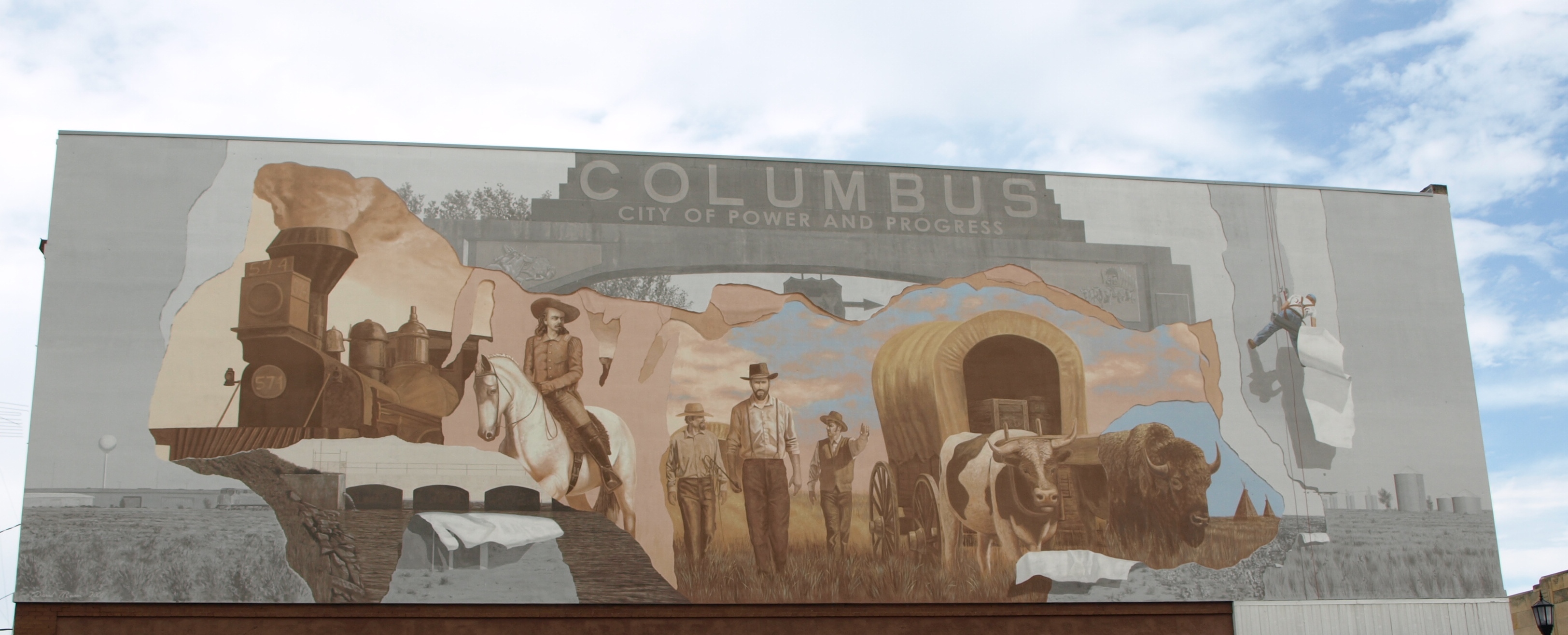 "Discovering the Colorful History of Columbus" Mural (Columbus