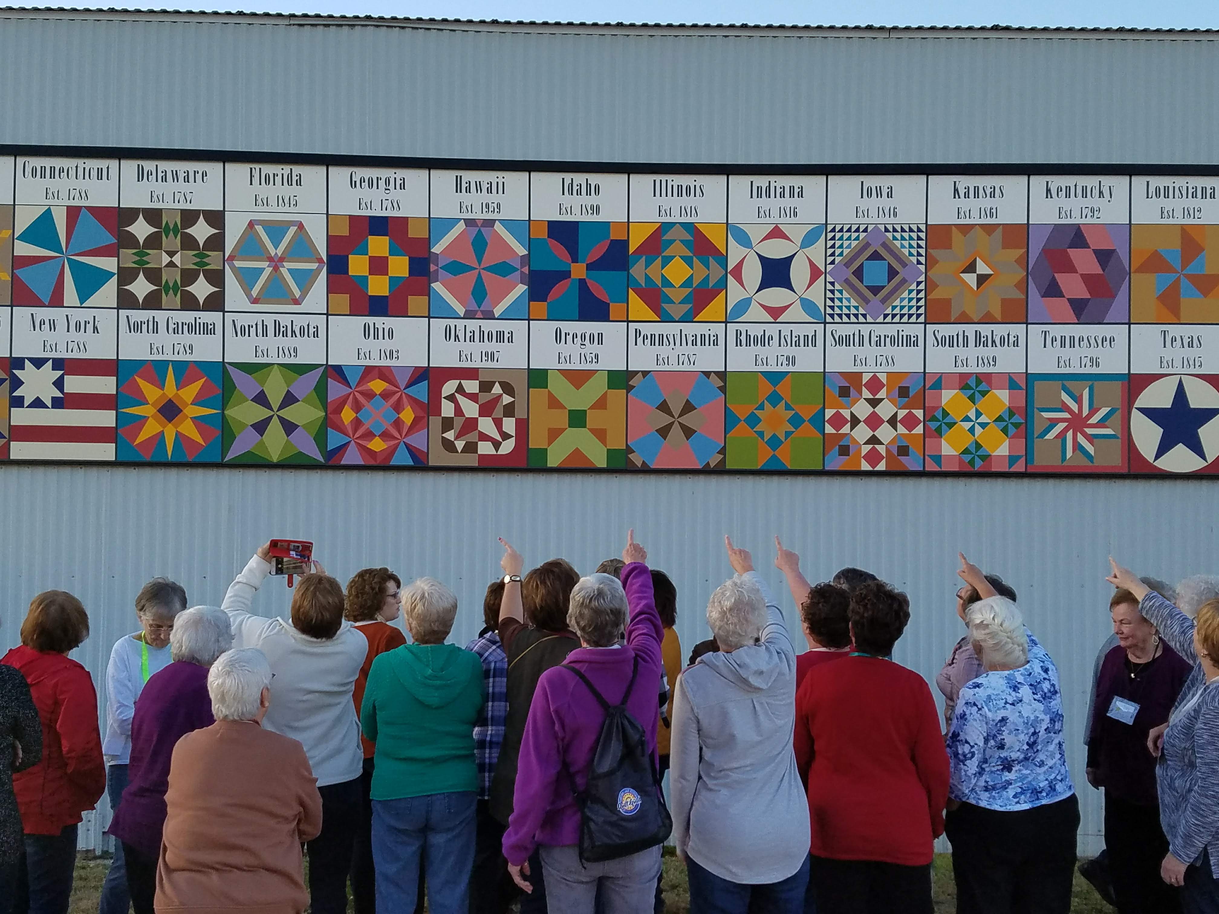 50 States Barn Quilt Display (Cozad)