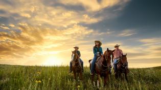 Horseback riding at Calamus Outfitters