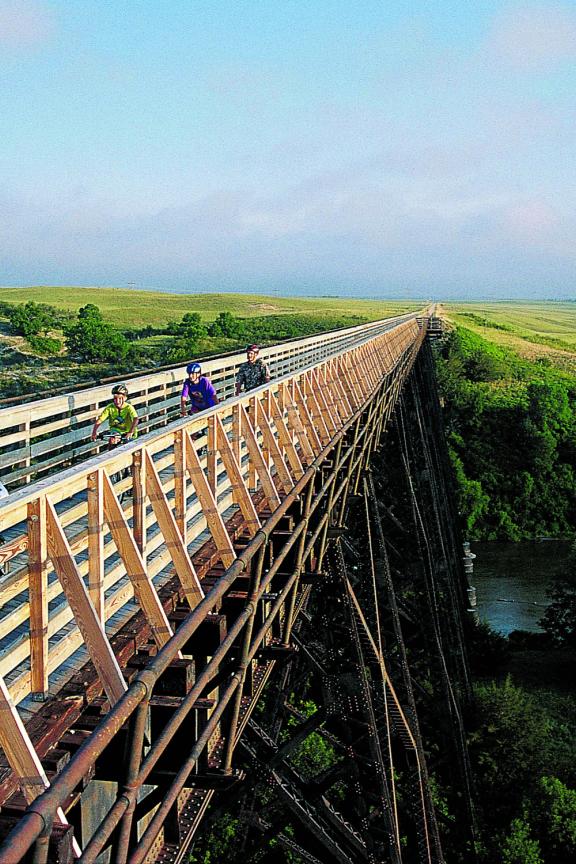 Bike Riding the Cowboy Nature and Recreation Trail
