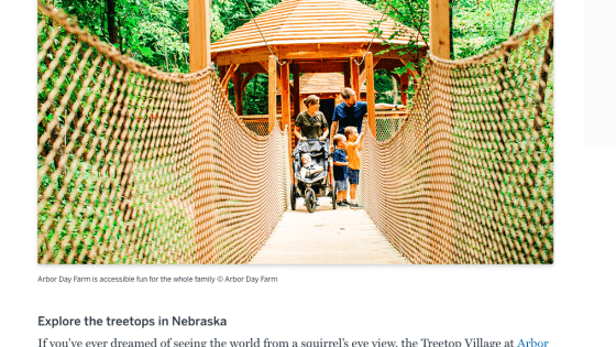 Arbor Day Farm Treetop Village