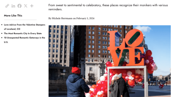 Where to Feel the Love this Valentine’s Day Cupid’s Compass: Where to Feel the Love this Valentine’s Day