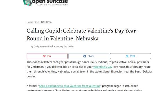 Calling Cupid: Celebrate Valentine’s Day Year-Round in Valentine, Nebraska