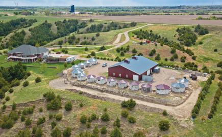 grain bin antique town