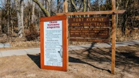 Ft Kearney Bridge Sign